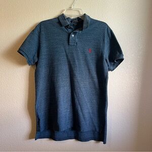 Polo by Ralph Lauren Custom Fit Blue Polo Shirt Men’s Large